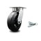 Service Caster 6 Inch Kingpinless Rubber on Steel Wheel Swivel Caster with Swivel Lock SCC SCC-KP30S620-RSR-BSL - alternate 1